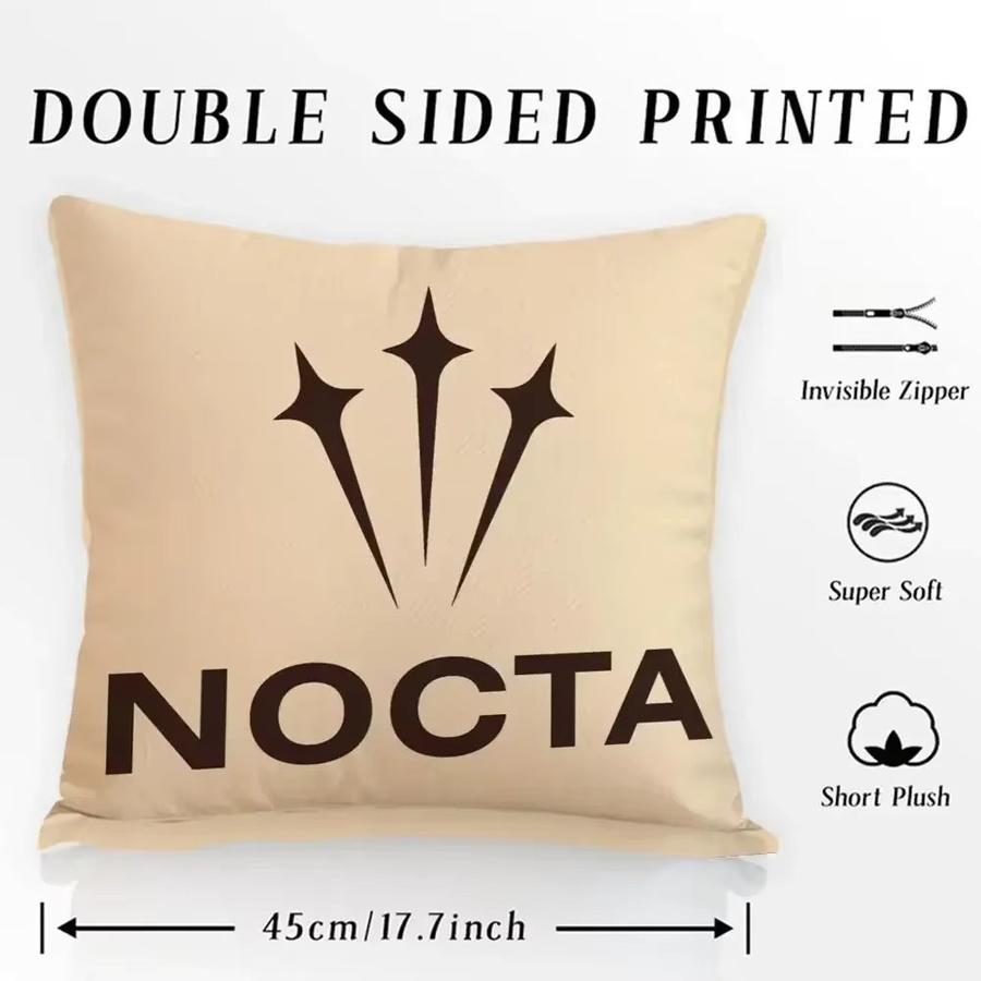 Nocta Fashion Luxury Kissenbezug aus Leinen in Weiß, quadratisch, B/B/H: 30 x 30 x 1 cm - Bild 4