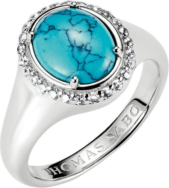 Thomas Sabo Ring, 925 Silber, Türkis, Damen - Bild 1