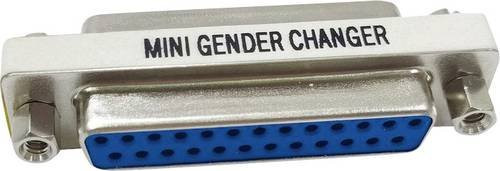 Value Seriell Adapter mit 1x D-SUB-Buchse 25pol. zu 1x D-SUB-Buchse 25pol. in Silber - Bild 1