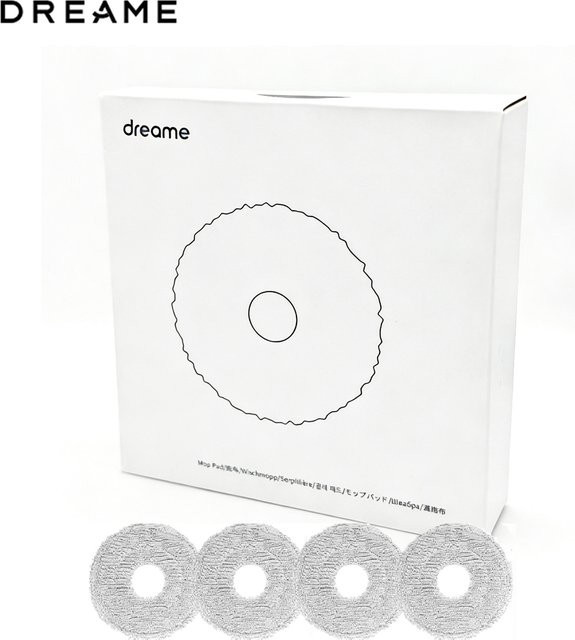 Dreame X50 Ultra Wischtuch-Ersatzteile in Weiß für X40, X30 Ultra, L20 Ultra, X20 Pro, L40s Ultra, L10S Ultra Gen 3 und L40 Ultra Gen 2 Mops - Bild 1