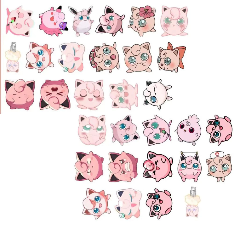 Bandai Pokémon Jigglypuff Harz Zubehör, 50-teiliges Set - Bild 3