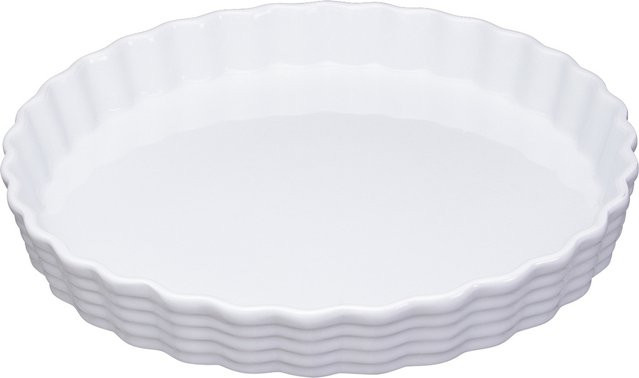 KÜCHENPROFI Tortenform aus Porzellan, Weiß, Rund, Durchmesser: 30 cm - Bild 1