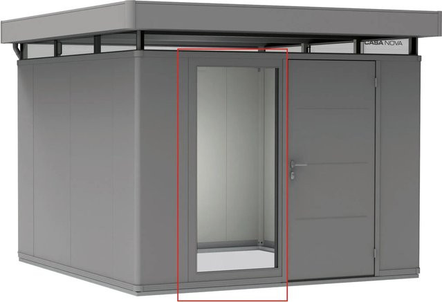 Biohort Glaselement für CasaNova in Quarzgrau-Metallic - Bild 1