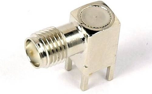 Molex 732513130 SMA-Steckverbinder Buchse 50 Ohm in Gold und Silber aus Messing - Bild 1