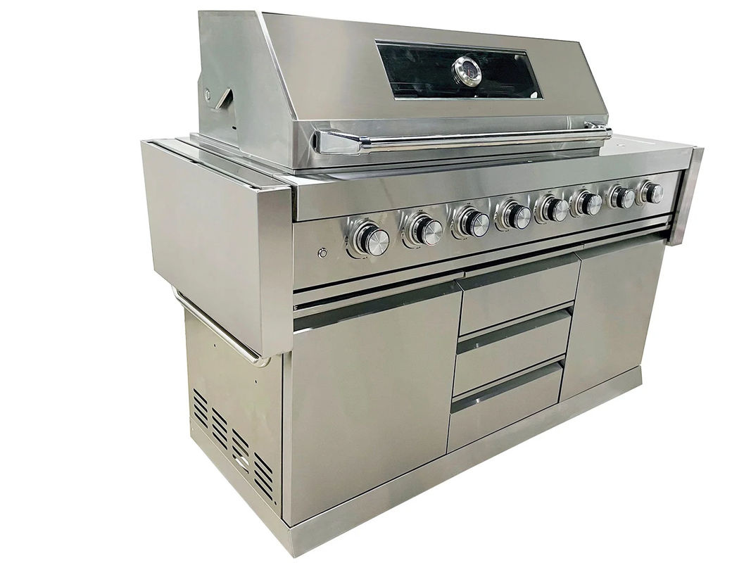 BUSCHBECK Outdoorküche Bristol mit 6 + 2 Brenner und 31,2 kW Leistung - Bild 3