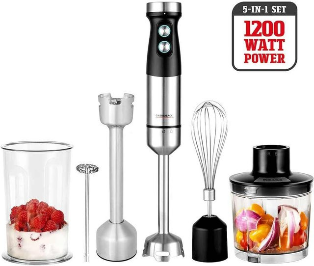 Gastroback Design Power 5-in-1 Stabmixer-Set in Silver - Bild 1