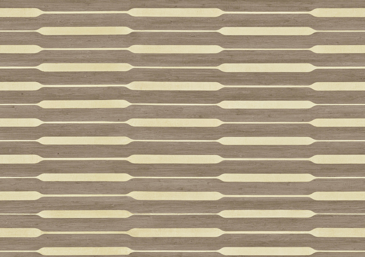 Omexco Tapete Fargesia IM71 Vlies-Tapete in Gold, Braun und Beige mit abstraktem Art-Deco- und geometrischem Design - Bild 1