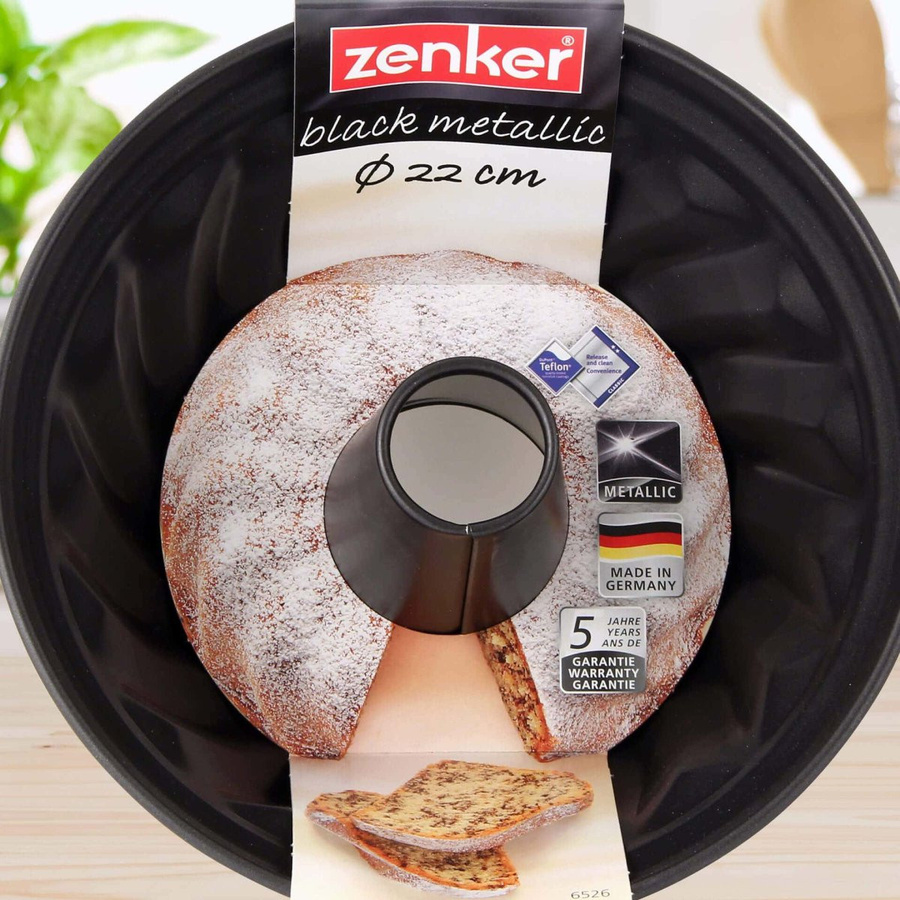 Zenker Gugelhupfform Black Metallic, Durchmesser: 22 cm, beschichtet - Bild 2