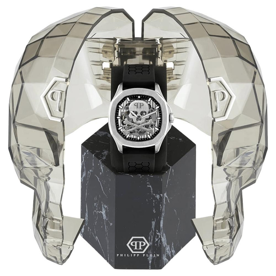 Philipp Plein Armbanduhr Automatik, Edelstahl, 42 mm, Herren, schwarz - Bild 2