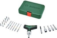Bosch Bit-Ratschenschraubendreher-Set T-Griff mit 22-teiligem Bit-Satz in Grün-Schwarz - Bild 2