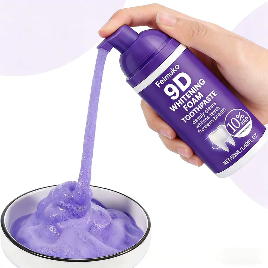 Oralhoe Whitening Foam Zahnpasta, 10% Hydroxyapatit - Bild 4