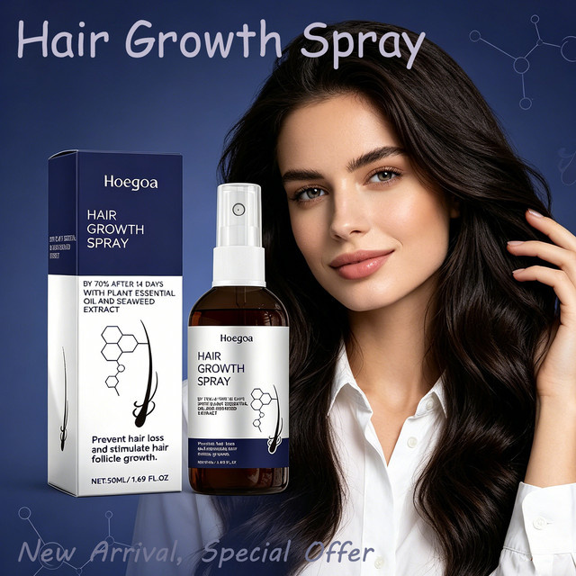 HOEGOA Haarwachstumsspray, 50 ml, Unisex, für trockenes Haar - Bild 1