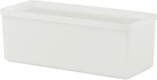 Hünersdorff Universalbehälter mit Deckel, Natur, Volumen: 2,0 l, B: 25,5 cm, H: 9,4 cm, T: 10,3 cm - Bild 1