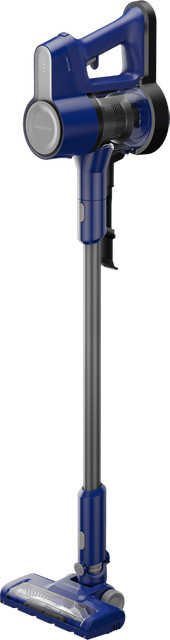 Grundig VCP 3335 E Akku Staubsauger, beutellos, Blau, mit LED-Scheinwerfer, Turbo-Bürste und Display - Bild 1