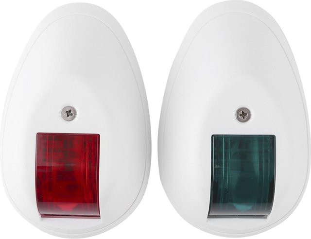 TOMTOP JMS LED Navigationslicht IP66 wasserdicht für Marineboot und Yacht, 3W, Weiß - Bild 1