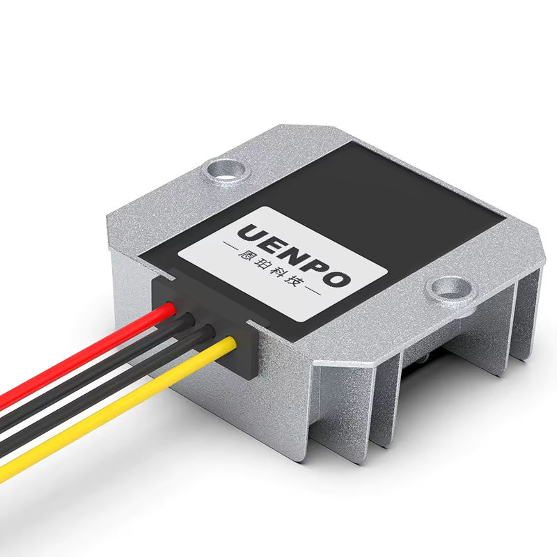 UENPO DC-DC Spannungsreduktionsmodul Automotive Spannungsregler von 15V-90V auf 12V, Farbe: Silber - Bild 3