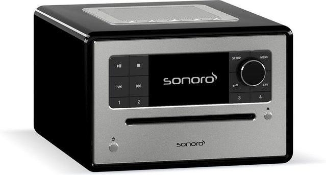 Sonoro Kompaktanlage in Schwarz und Silber - Bild 1