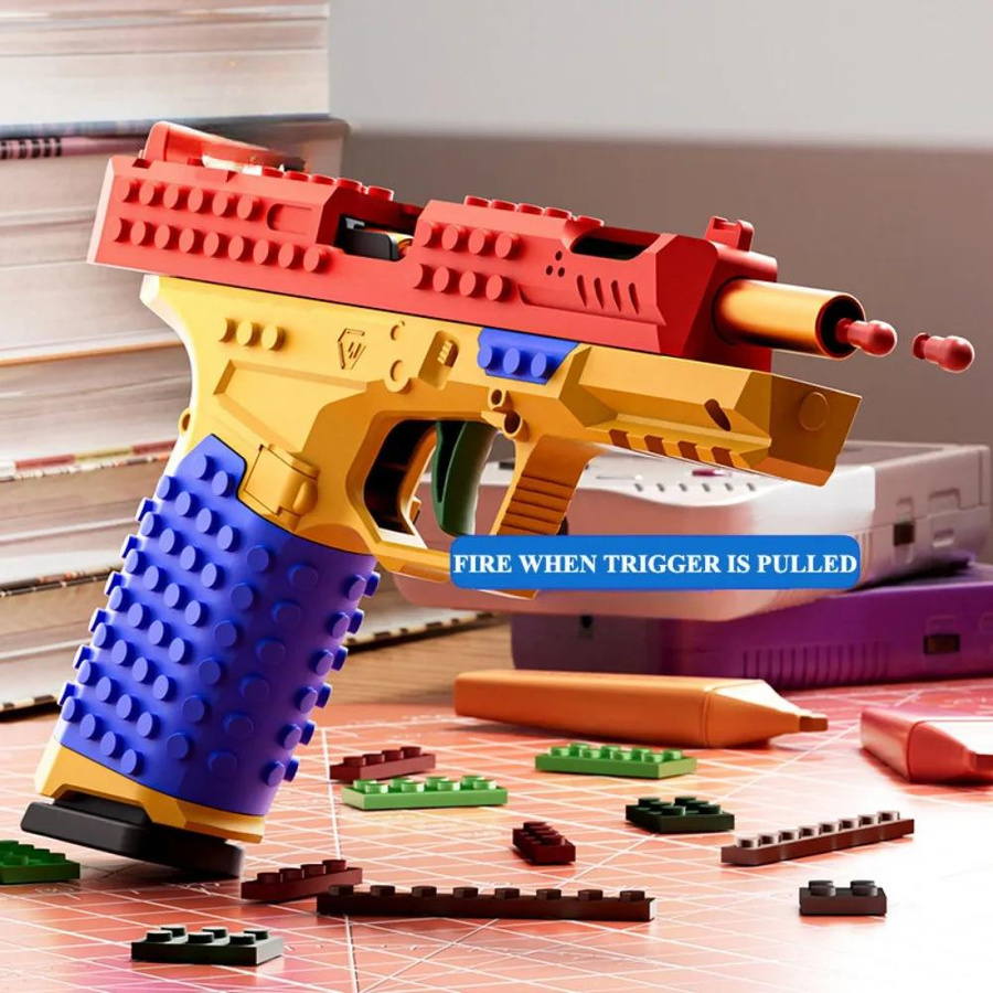 Linyi toy Bausteinset Pistole bunt/mehrfarbig ab 14 Jahren - Bild 2