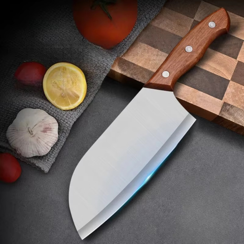 WXCOO Küchenmesser als Ausbeinmesser für Fisch, Fleisch, Gemüse und Obst mit Holzgriff - Bild 2