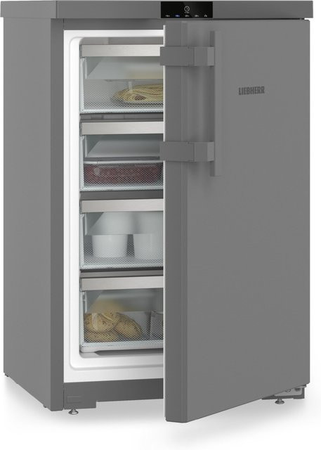 Liebherr Tischgefrierschrank Fdgd 1404-20 in Dunkelgrau und Edelstahl - Bild 1