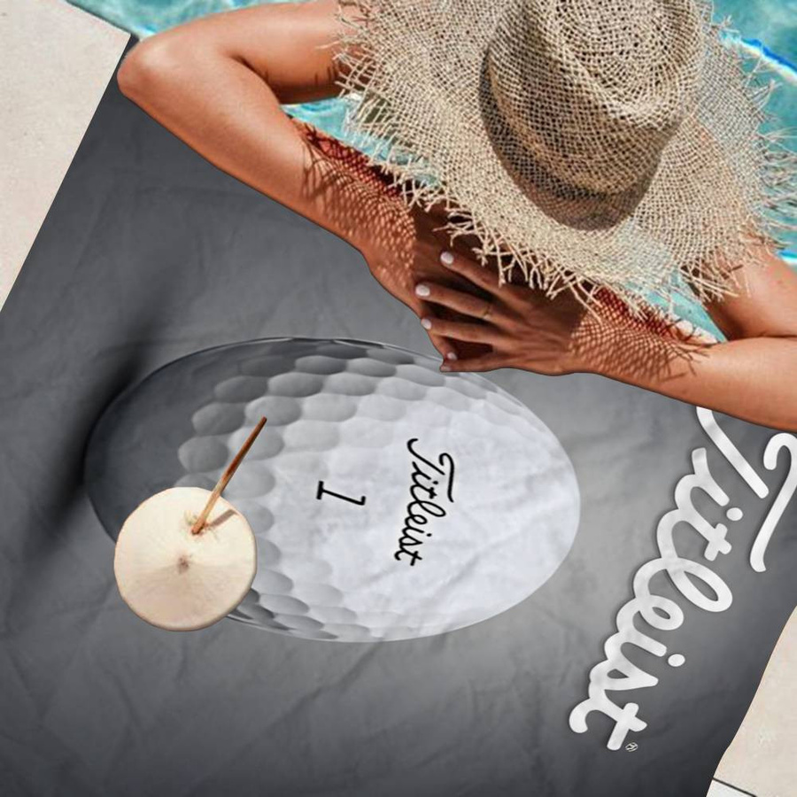 T-T-titl-ei-stS Mikrofaser Strandtuch Saugfähig und Schnelltrocknend, Breite: 40 cm, Höhe: 60 cm - Bild 2