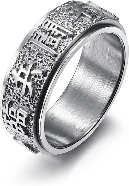 YIRAN Drehring Titanstahl, gray, Unisex - Bild 1