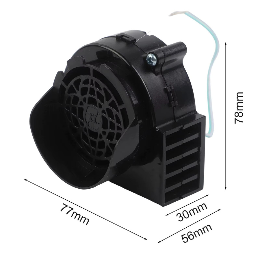 LEENKEA Ersatz-Lüftermotor für aufblasbare Dekorationen, 12V 0,5A, Schwarz - Bild 3