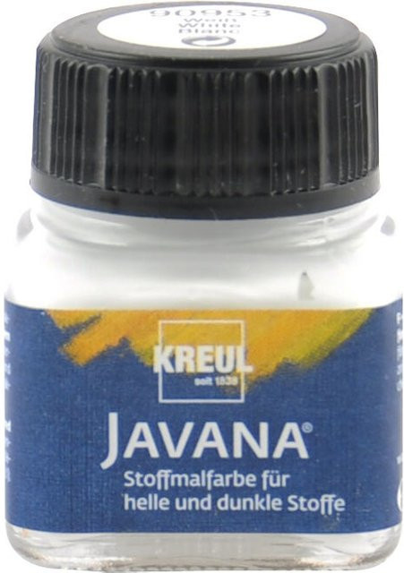 KREUL Javana Stoffmalfarbe für helle und dunkle Stoffe in Weiß - Bild 1