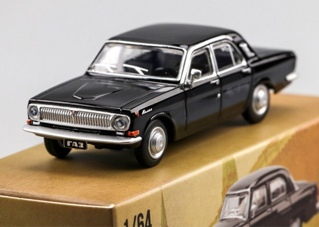 caipo GAZ-24 LADA Retro-Automodell, 1:64, Fahrzeuge, Metall - Bild 1