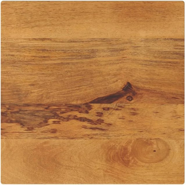 vidaXL Tischplatte aus Massivholz Mango in Braun, Quadratisch, B/T/H: 40 x 40 x 2,5 cm - Bild 1