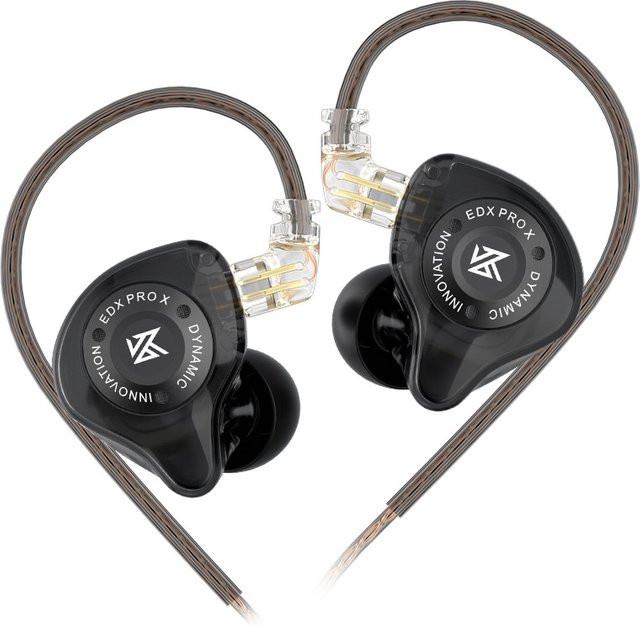 KZ EDX PRO X In-Ear Kopfhörer mit Dynamic Drive und HIFI Bass in Grau - Bild 1