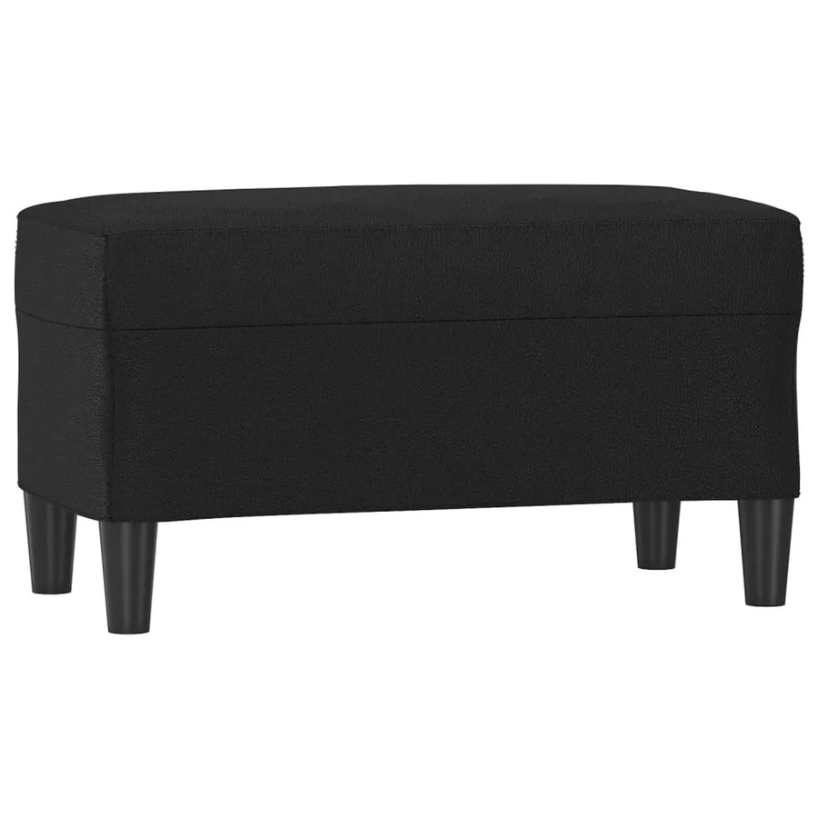 vidaXL Sitzbank aus Kunstleder in Schwarz, B/T/H: 70 x 35 x 41 cm - Bild 2