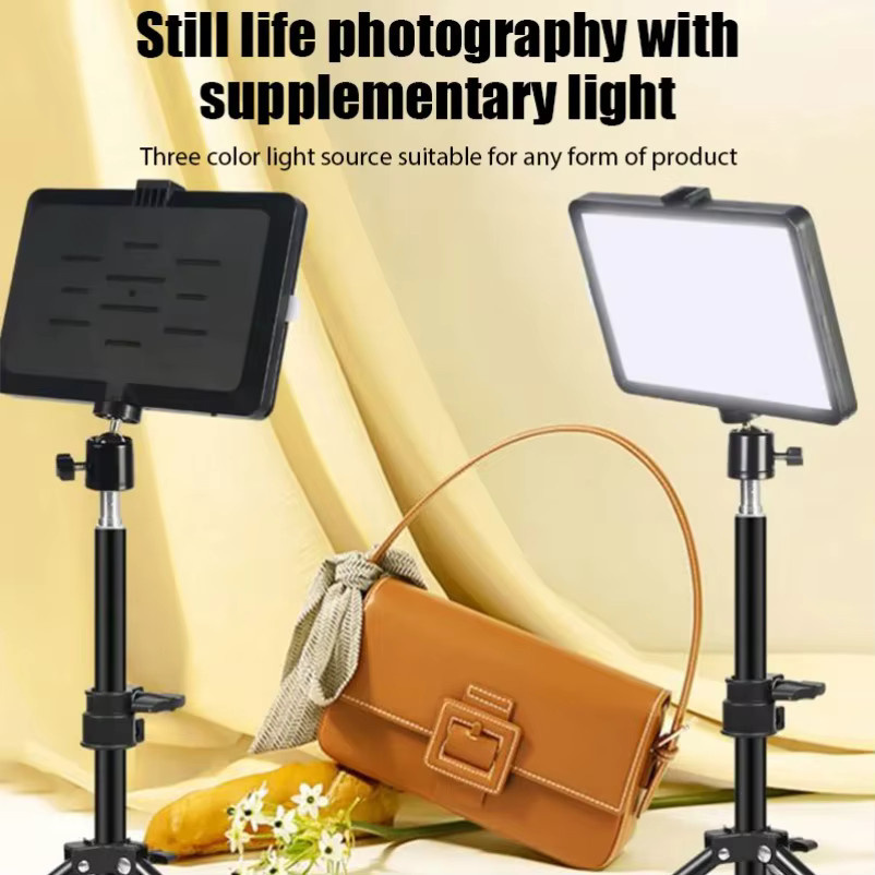 Mcoplus LED Fotostudio Video-Fülllicht Panel mit RGB-Filtern für Live-Streaming und YouTube, Schwarz, Multicolour - Bild 2