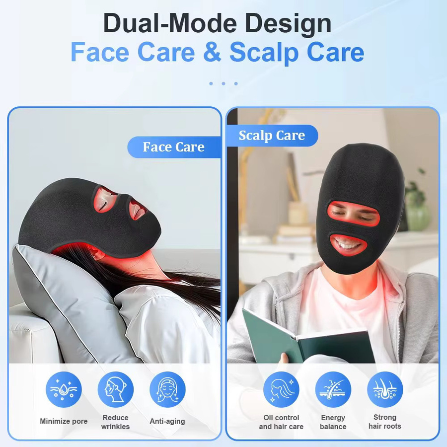 vilnason LED-Mütze & Gesichtsmaske LLLT, Haarwuchs-Gerät - Bild 4