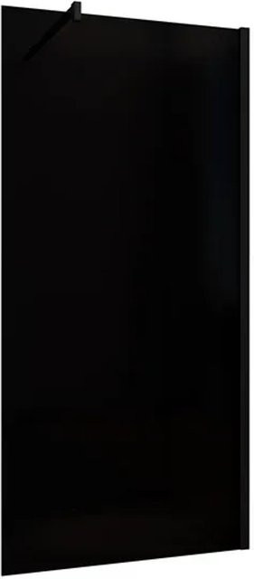 Duschparadies Walk-in Duschwand aus Rauchglas mit Schwarzrahmen, B/H: 120 x 200 cm, 8mm Nano-Glas - Bild 1