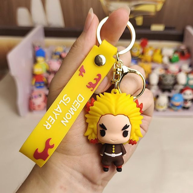 YIRAN Jewelry Schlüsselanhänger, Kamado Tanjirou, Unisex, yellow - Bild 1