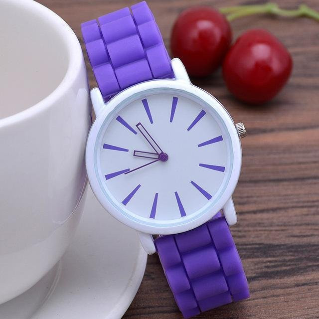 UTHAI Armbanduhr Quarz, Silikon, Weiß, Damen - Bild 1