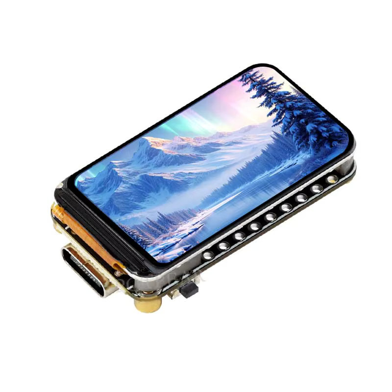 Spotpear ESP32-S3 Entwicklungsboard mit 1,47 Zoll LCD-Display, SD-Kartenslot, RGB-LED und Wi-Fi/Bluetooth in Schwarz - Bild 3