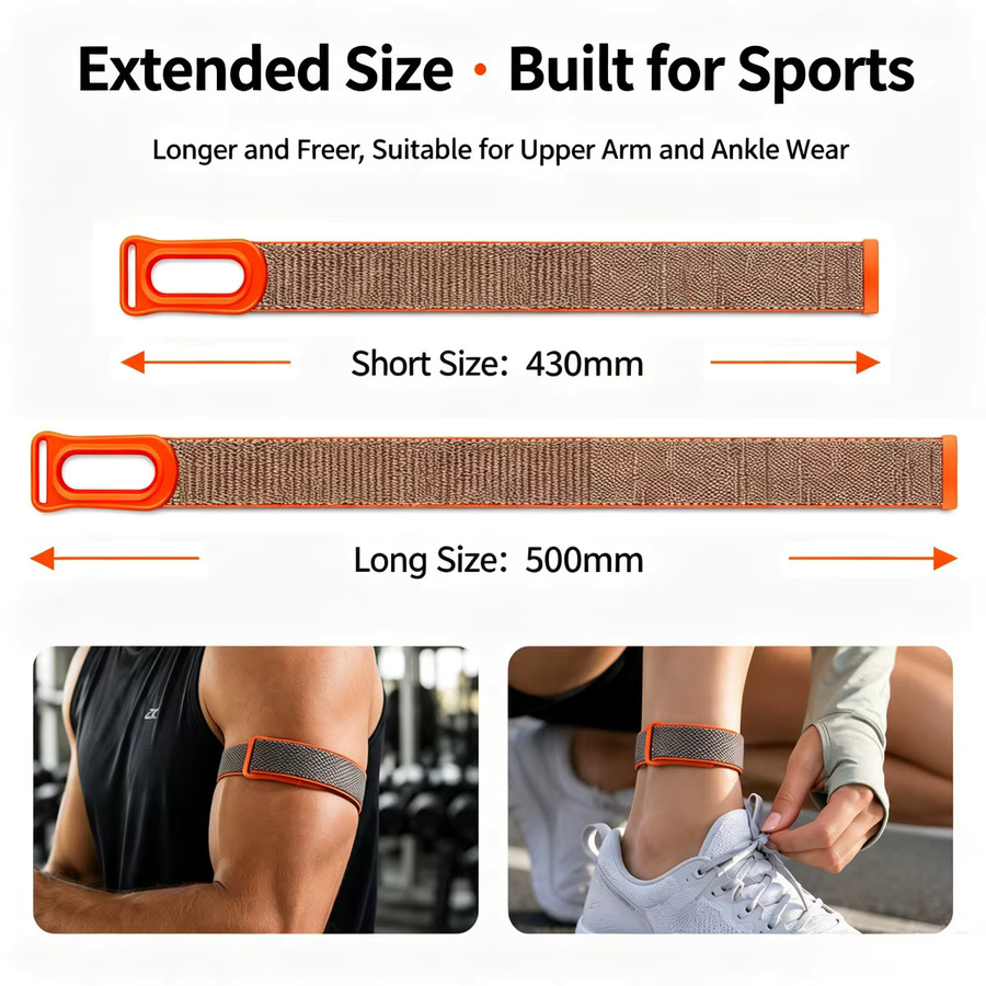 Google Fitbit Air Bicep Armband, Nylon, Schwarz, Unisex - Bild 3