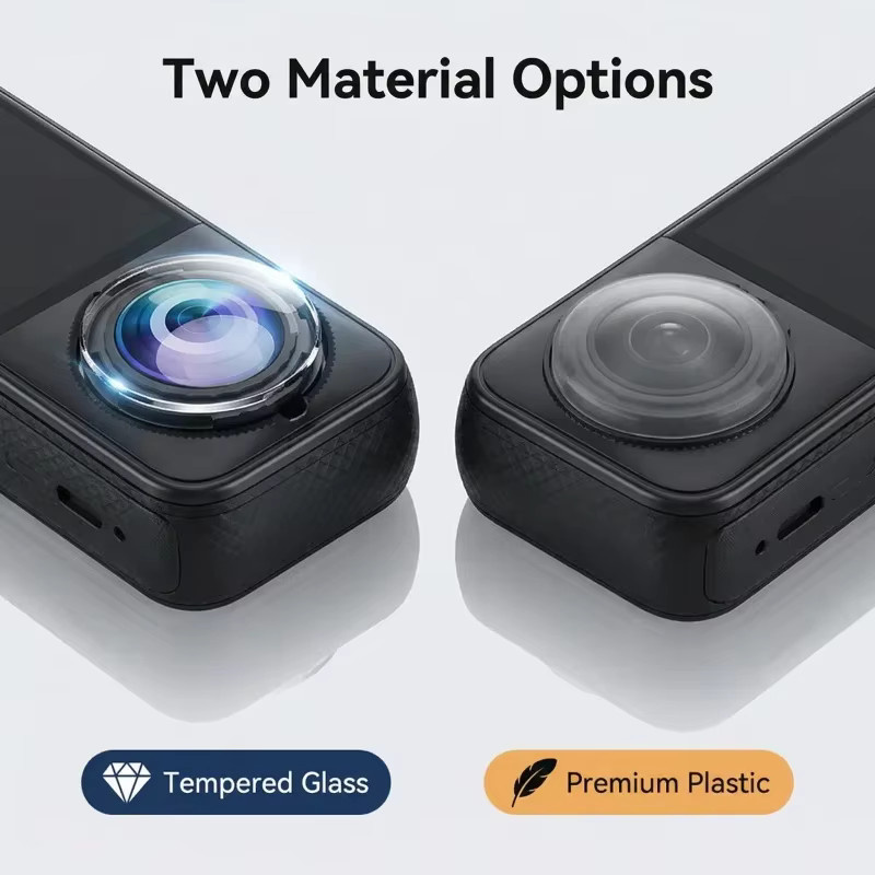 Insta360 X4 Air Premium Objektivschutzkappe aus gehärtetem Glas in Transparent - Bild 4