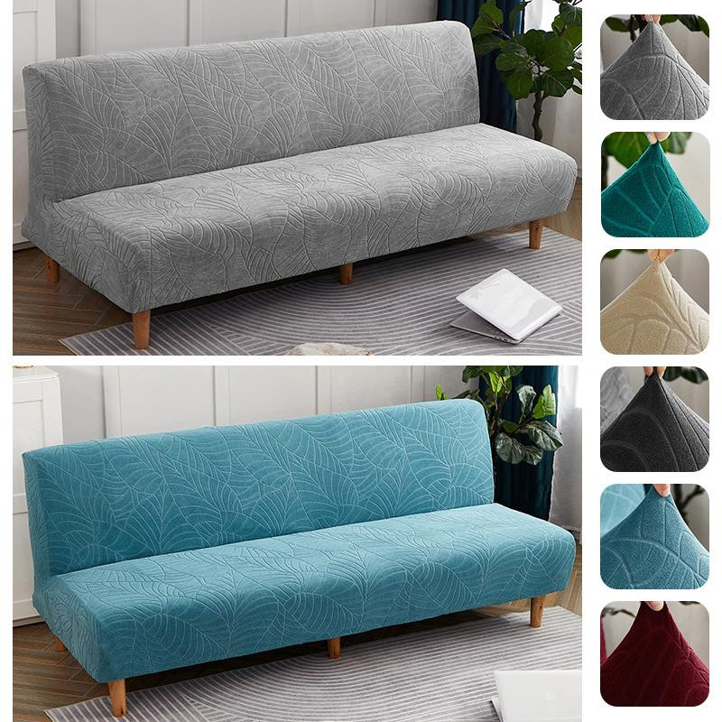 Leorate Wasserdichter Sofa-Bettbezug ohne Arm in Blau aus Jacquard-Polyester, Breite: 120 cm bis 150 cm - Bild 3