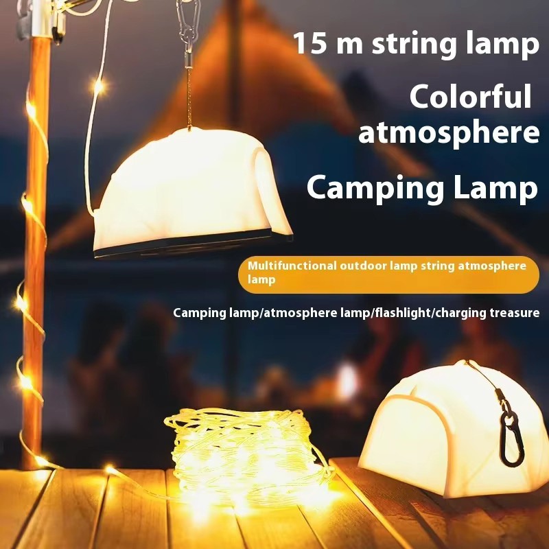 ESMARTER RGB LED Camping Laterne Multicolour USB Aufladbar für Outdoor und Garten - Bild 4