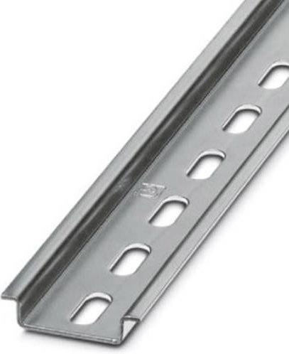Phoenix Contact Hutprofil-Tragschiene NS 35/7,5 ZN Perf in Silber, Länge: 2 m - Bild 1