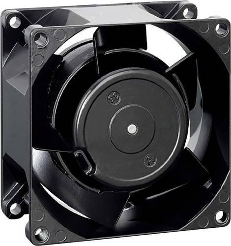 EBM Papst Axiallüfter 8556 VW, 230 V/AC, 44 m³/h, Schwarz, B/H/T: 80 x 80 x 38 mm - Bild 1