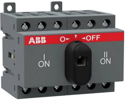 ABB Lastumschalter Schwarz 3-polig 16A 1SCA104816R1001 - Bild 1