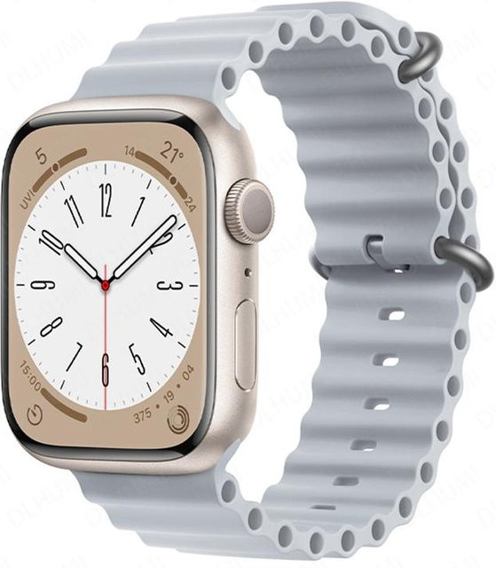 VA VA VOOM Uhrenarmband Silikon, dunkelgrau, Unisex - Bild 1