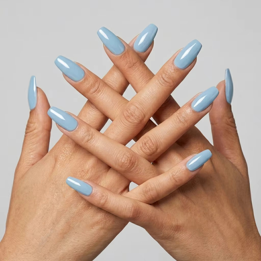 Hassleless UV-Gel-Nagellack, Hellblau, 15 ml, Glänzend - Bild 3