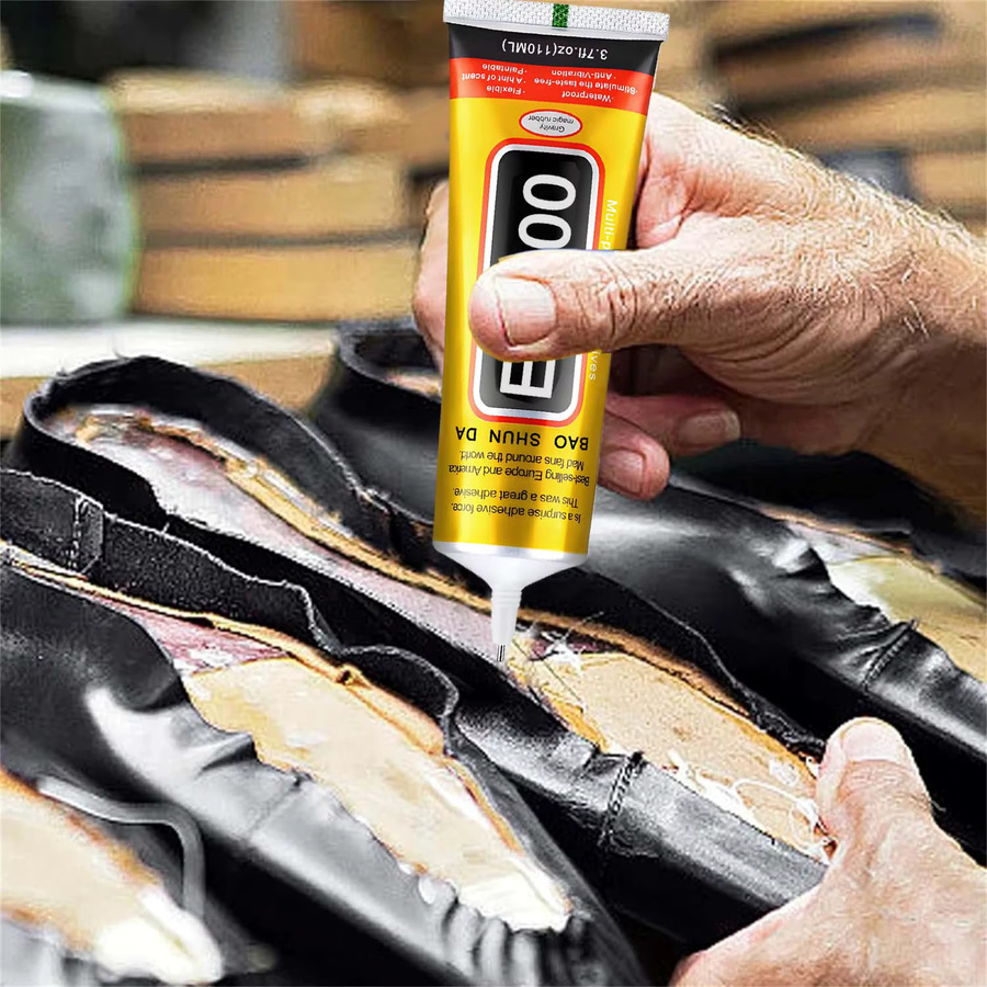 LOOLIFL E-8000 Universeller Schuhkleber, wasserfester Reparaturkleber für Sneaker, Stiefel und Leder - Bild 3