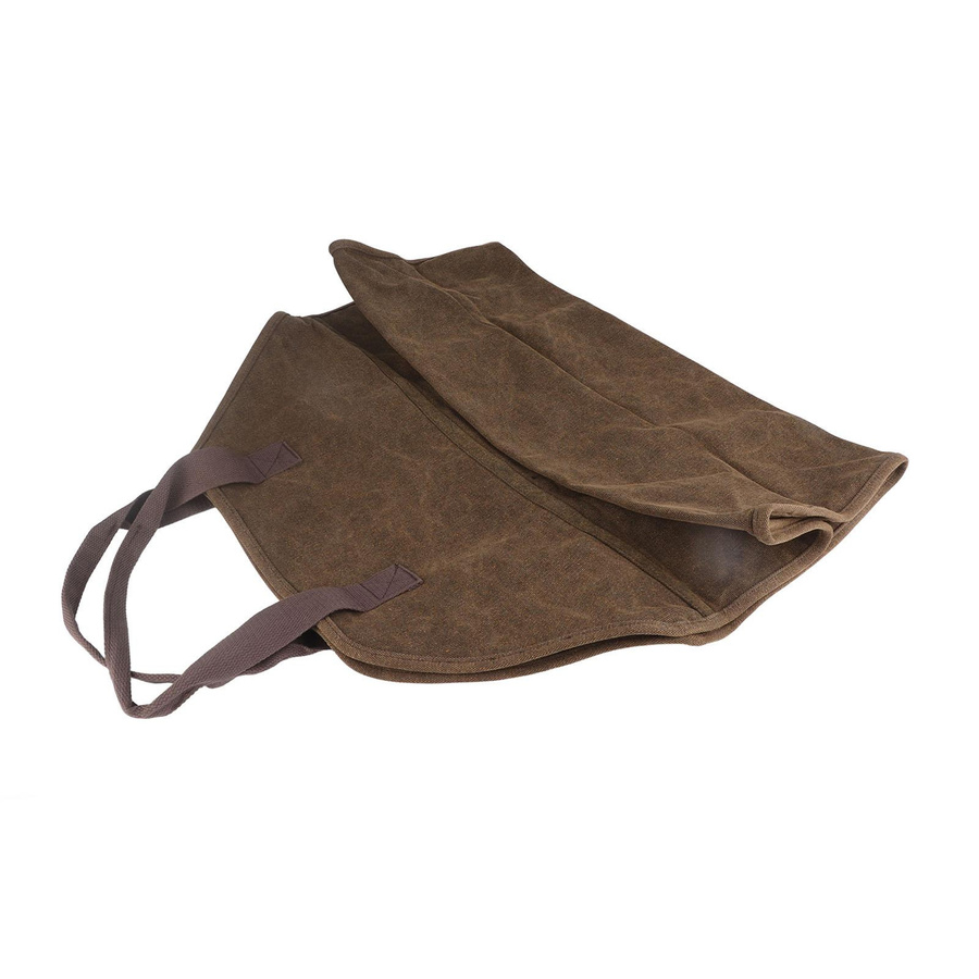 Kaminholztrage Tasche aus Canvas, kratzfest, ideal für Outdoor und Camping - Bild 2