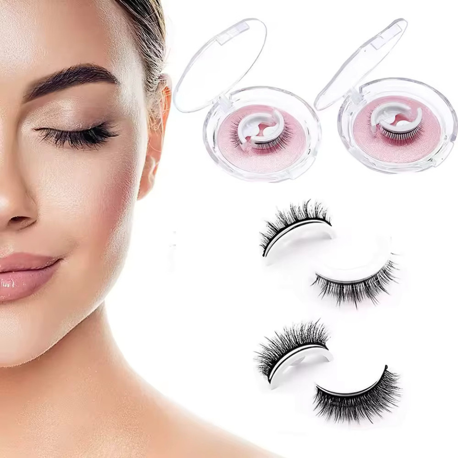 GIOIO Falsche Wimpern, Vollstreifen-Wimpern, Selbstklebend, Unisex - Bild 2